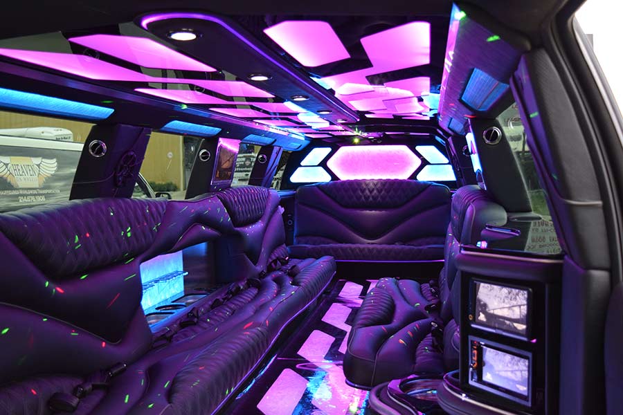 cadillac limousine interior