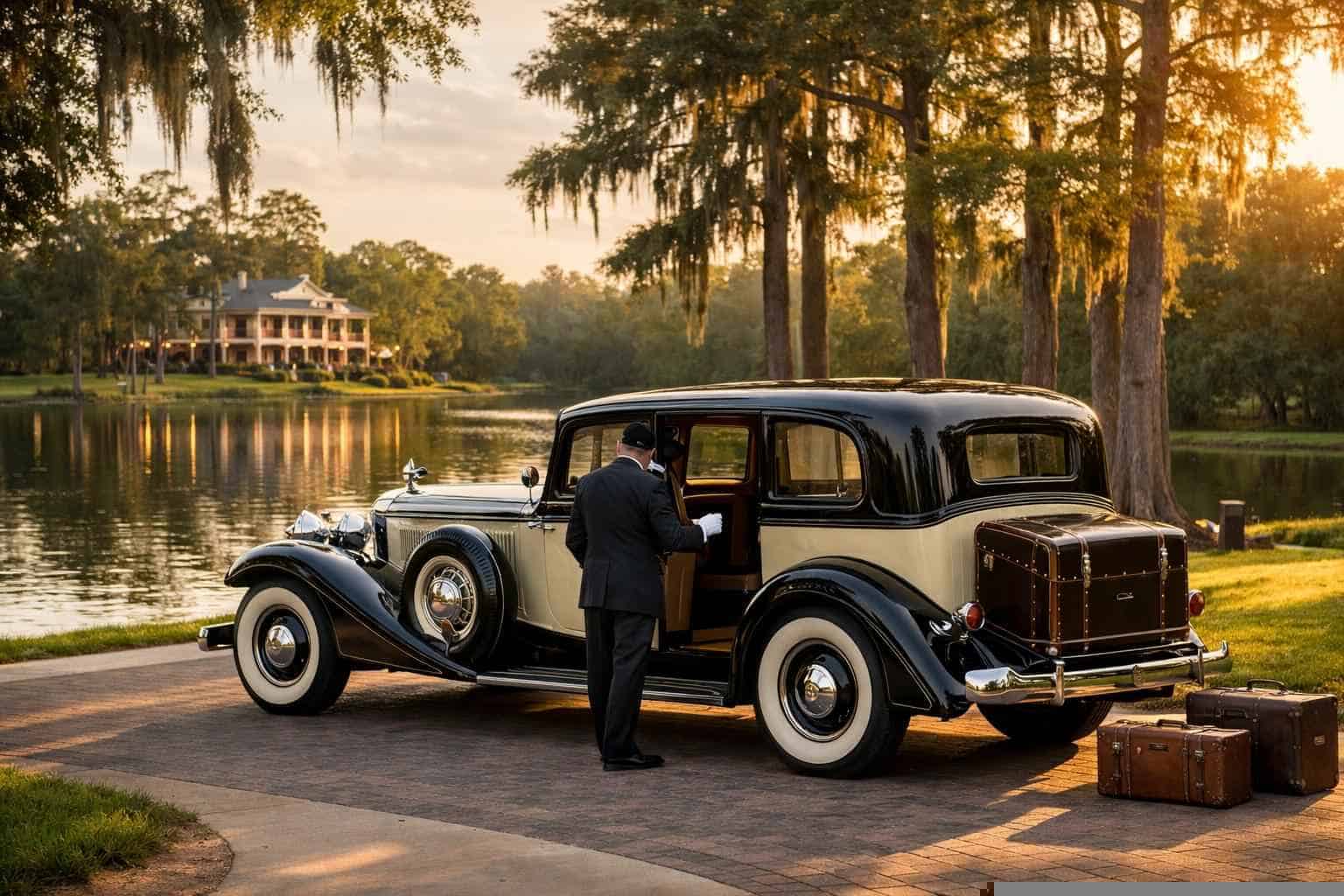 Antique Vehicle Rental with Driver in Cypress Texas