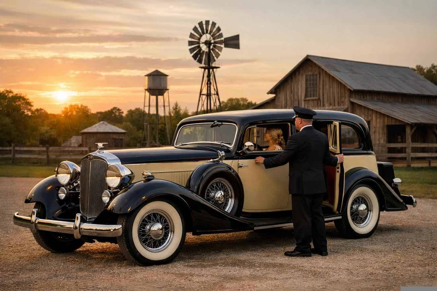 Antique Vehicle Rental with Driver in Humble Texas