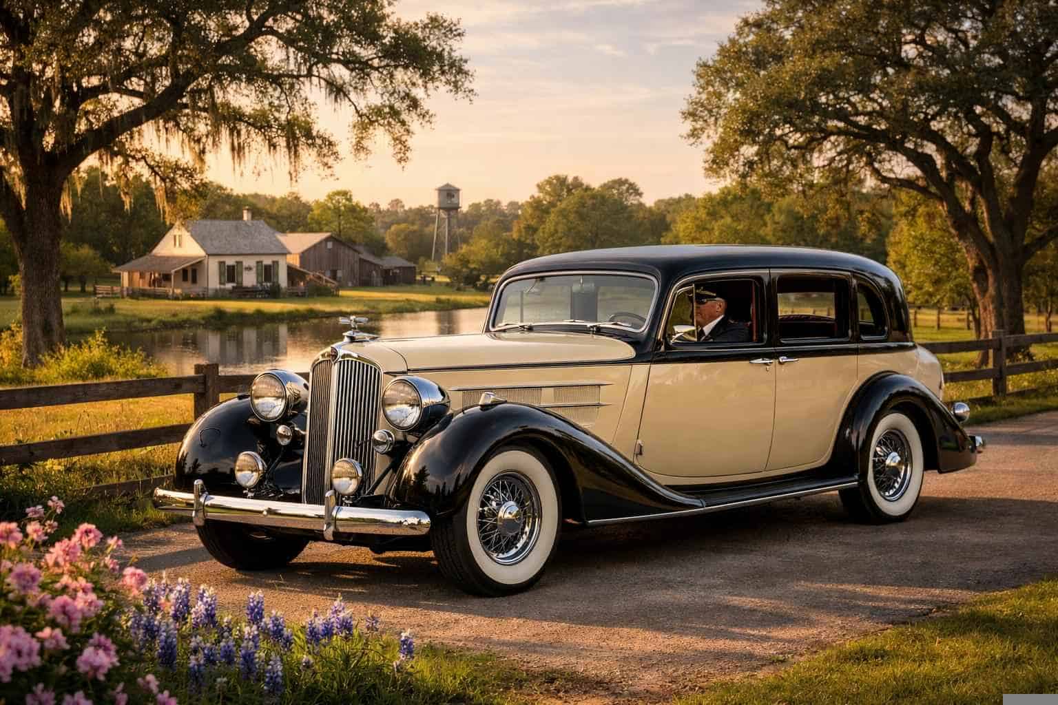 Antique Vehicle Rental with Driver in Spring Texas