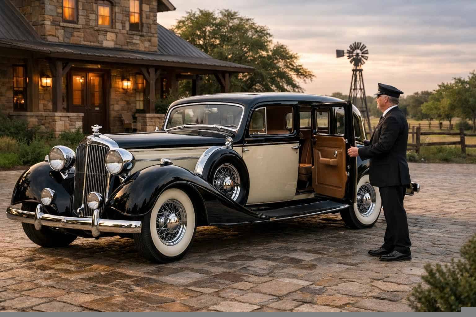 Antique Vehicle Rental With Driver Tomball TX