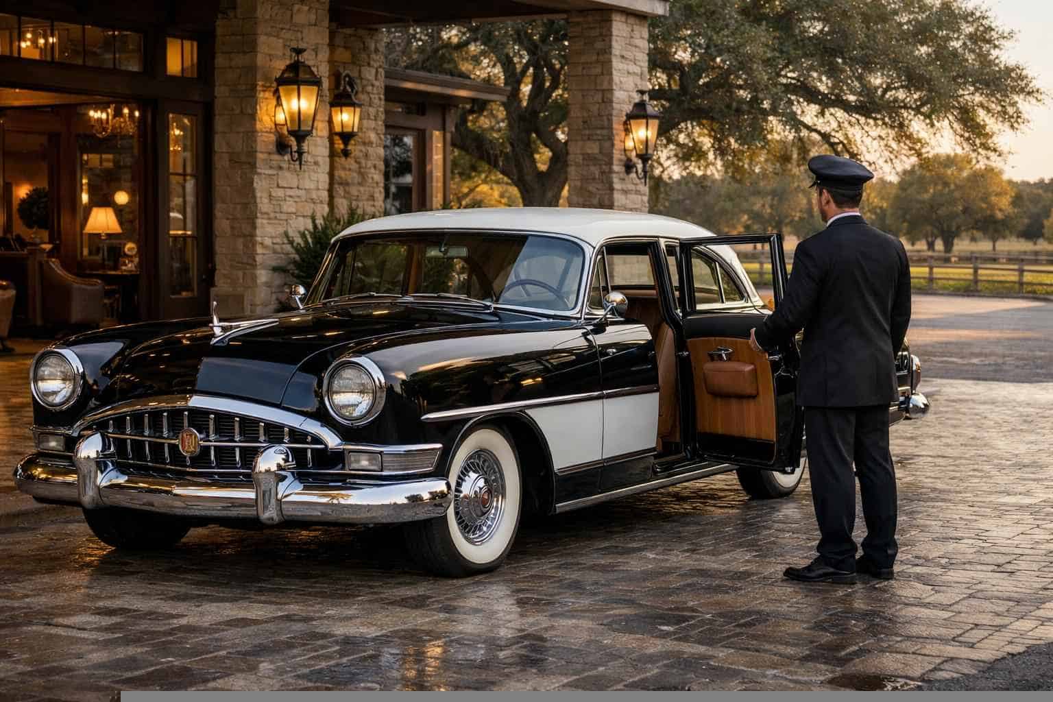 Antique Vehicle Service with Driver Humble TX