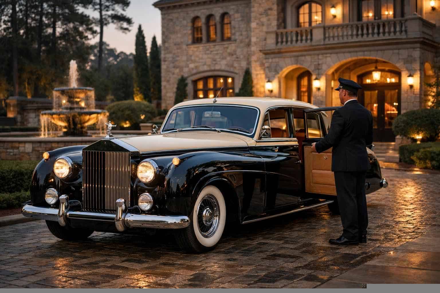 Antique Vehicle Service with Driver Kingwood TX