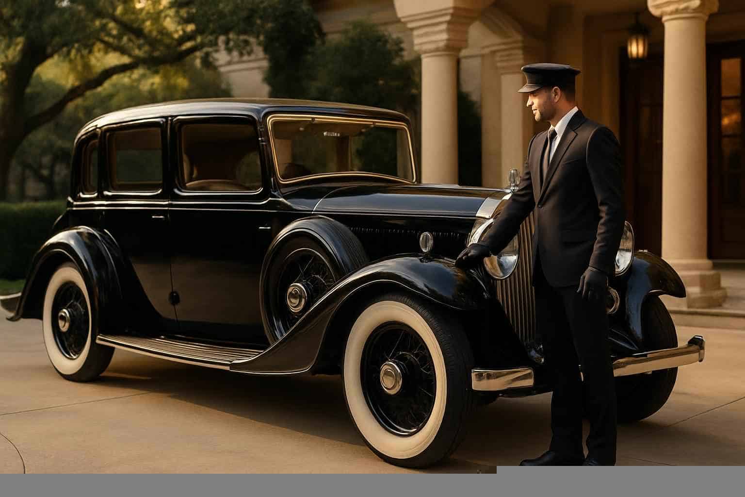 Antique Vehicle Service with Driver League City TX