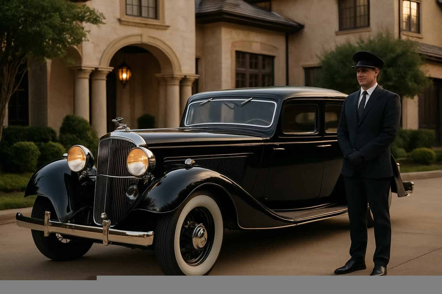 Antique Vehicle Service with Driver Sugar Land TX