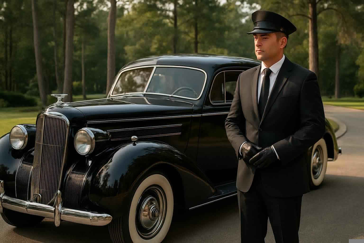 Antique Vehicle Service with Driver The Woodlands TX