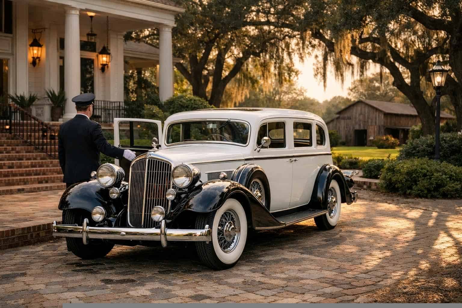 Antique Vehicle Service With Driver Tomball TX
