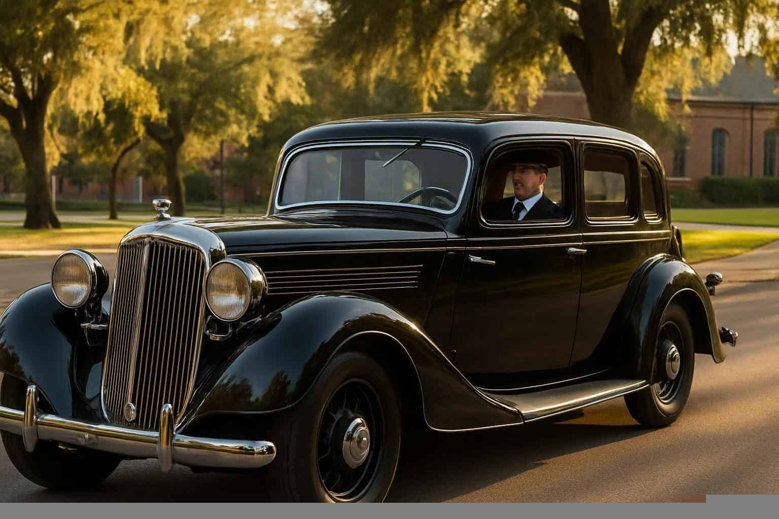 Antique Vehicles with Driver in Conroe Texas