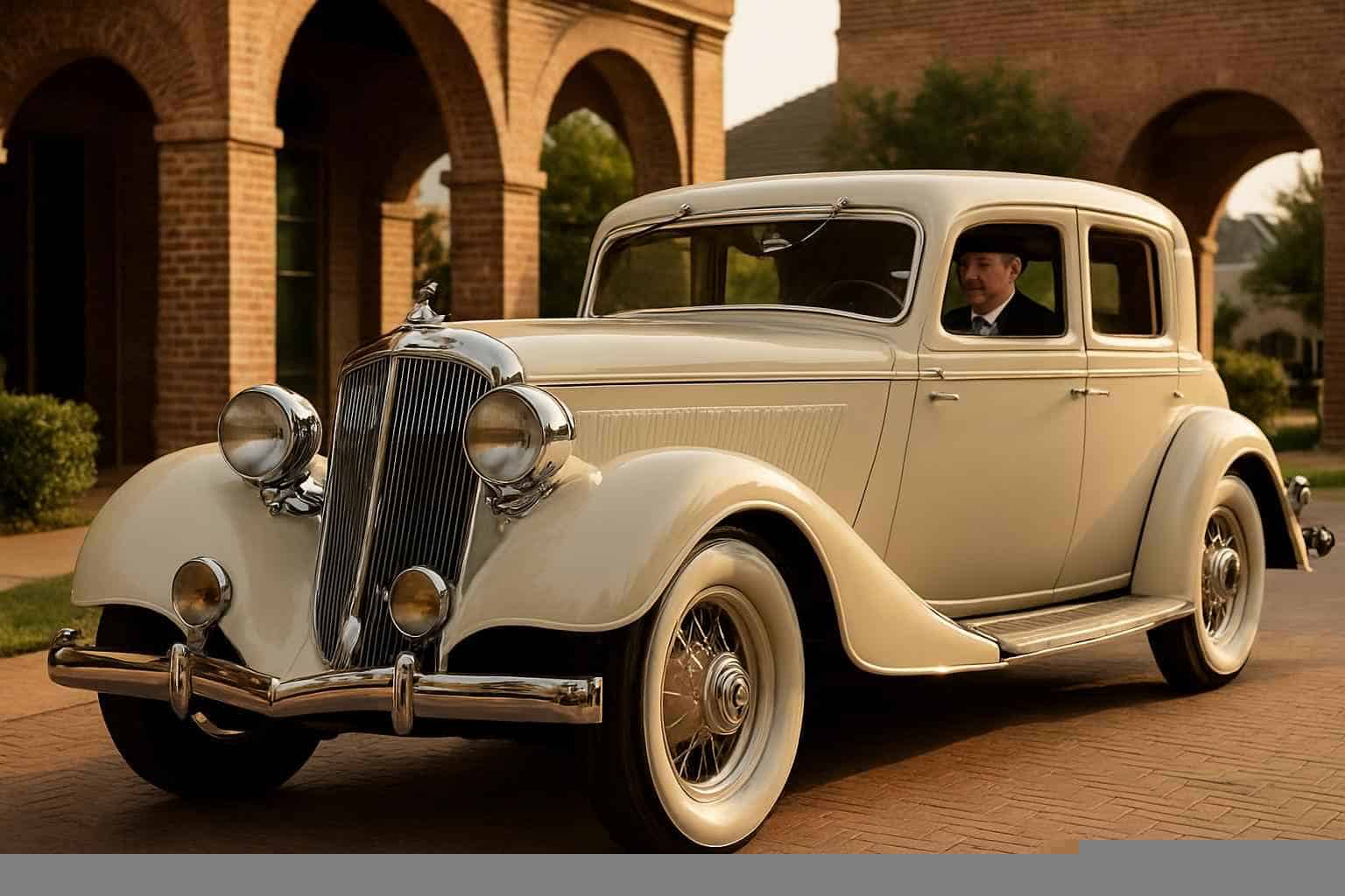 Antique Vehicles with Driver in Katy Texas