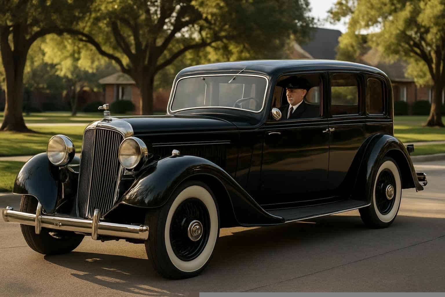 Antique Vehicles with Driver in Missouri City Texas