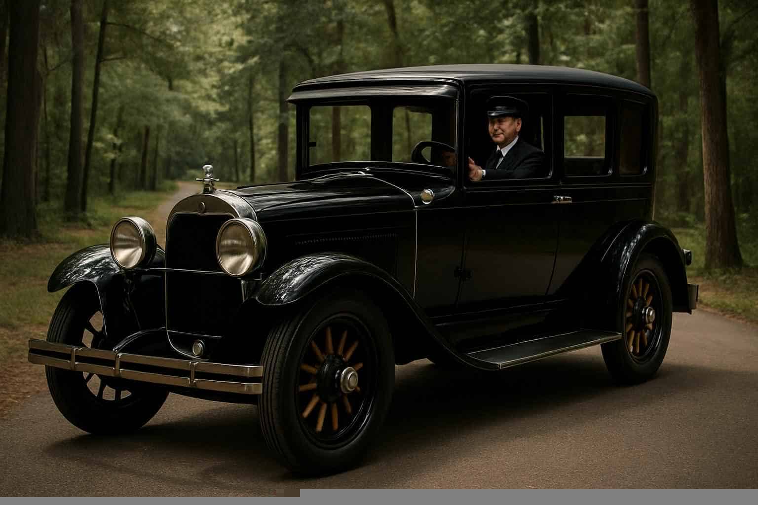 Antique Vehicles with Driver in The Woodlands Texas