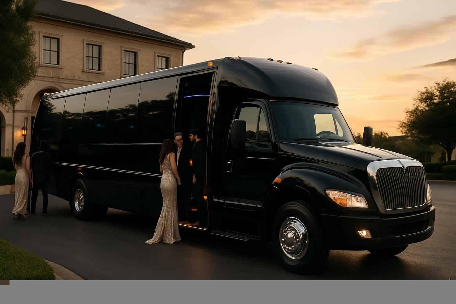 Best Black Party Bus Rental in League City Texas