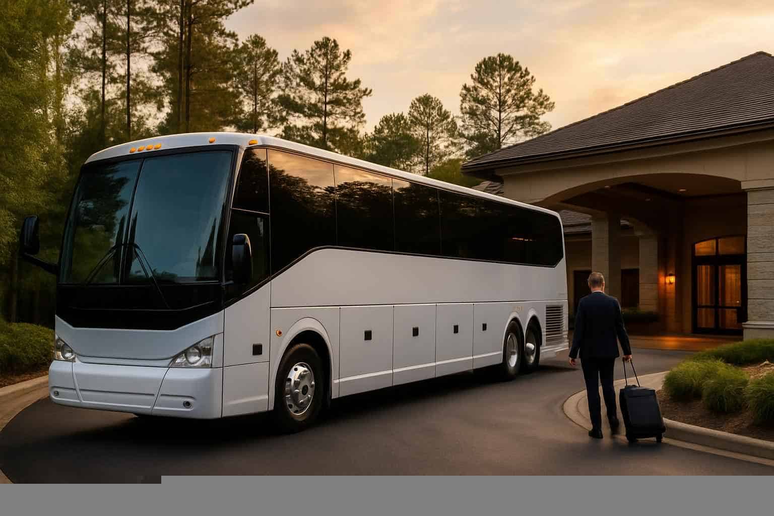 Best Charter Bus Rental in The Woodlands Texas