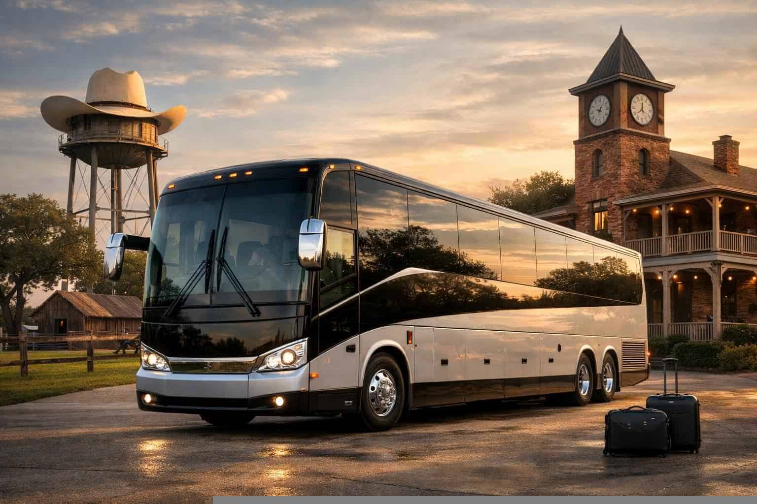 Best Charter Bus Rental in Tomball Texas
