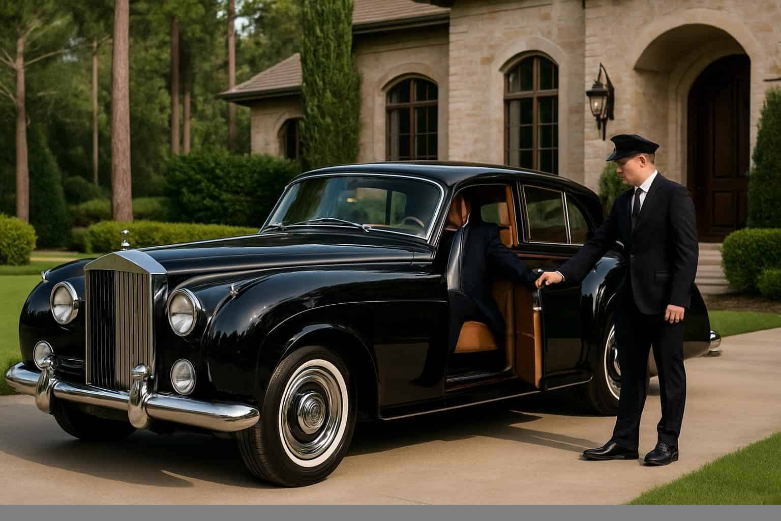 Best Classic Car Chauffeur Service In The Woodlands Texas