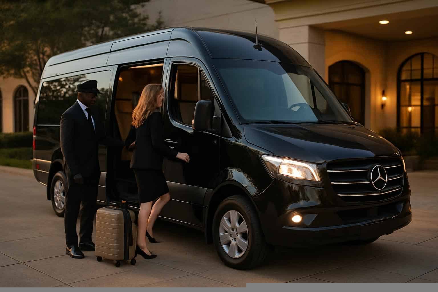Best Passenger Van with Driver in Conroe Texas