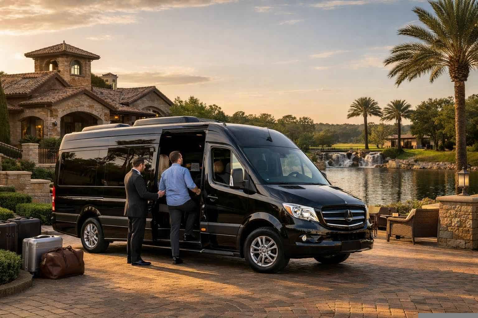 Best Passenger Van with Driver in Cypress Texas