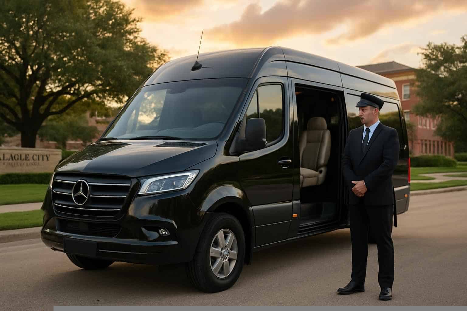 Best Passenger Van with Driver in League City Texas