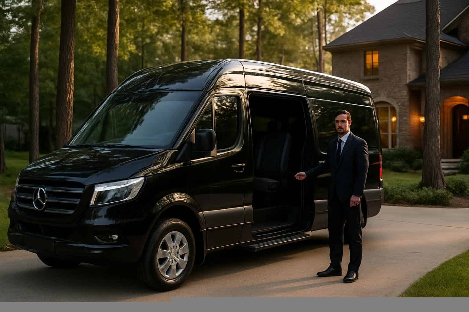 Best Passenger Van with Driver in The Woodlands Texas
