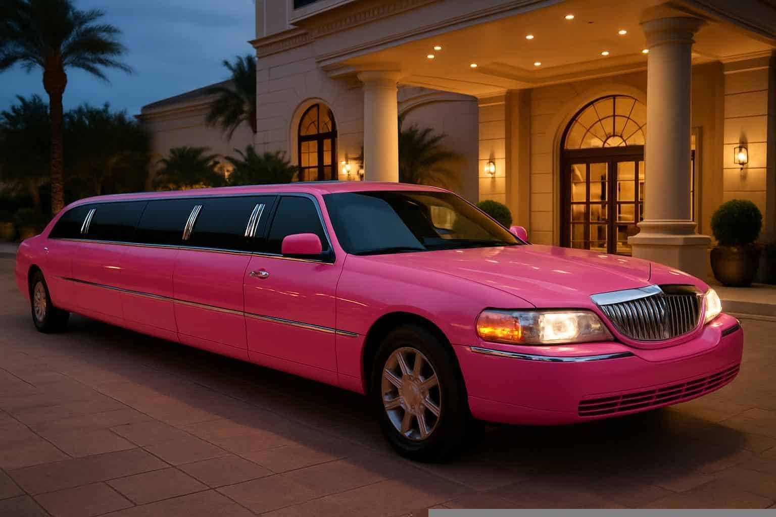 Best Pink Limo Rental in League City Texas