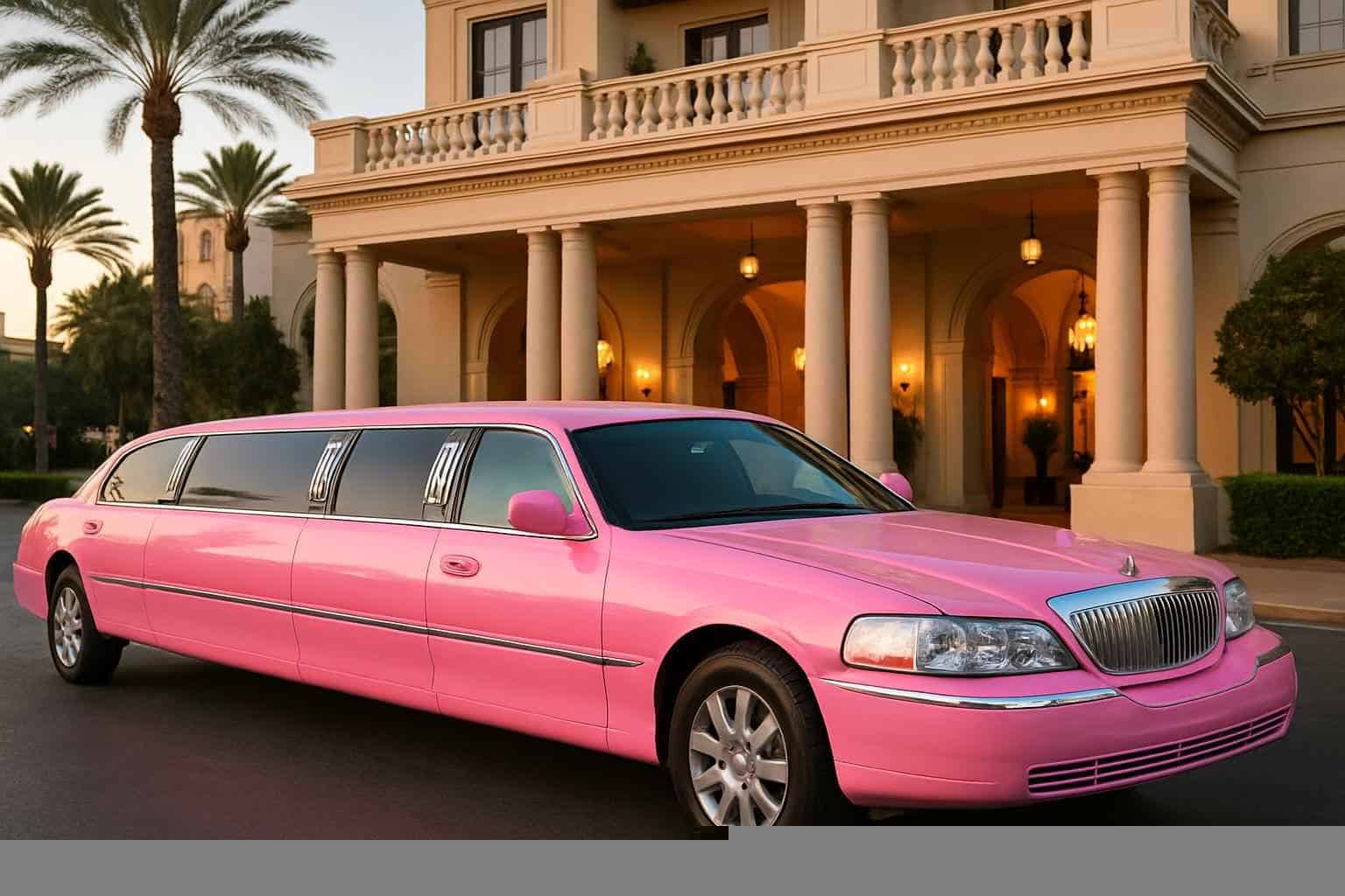 Best Pink Limo Rental in Pasadena Texas
