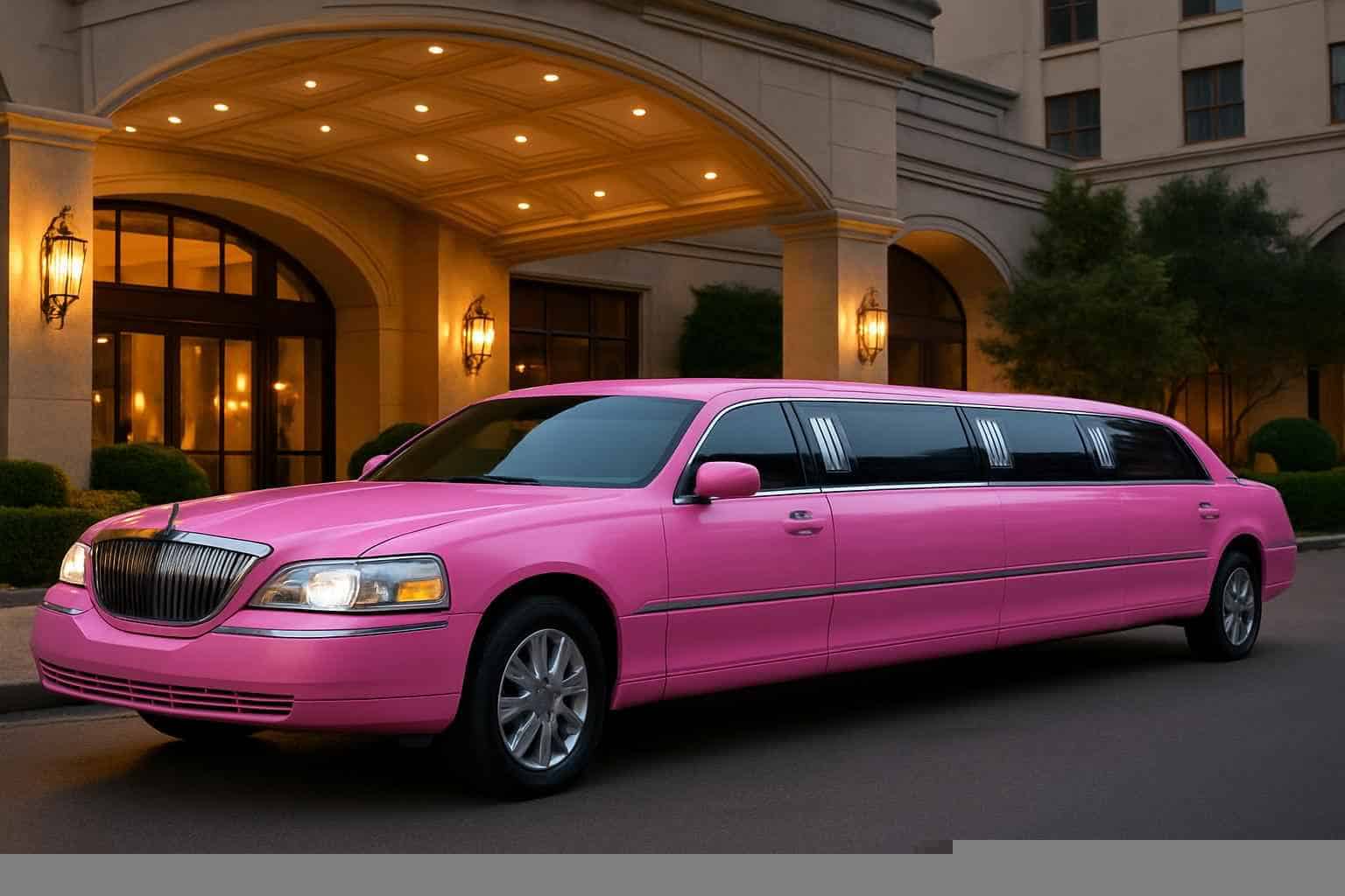 Best Pink Limo Rental in Sugar Land Texas