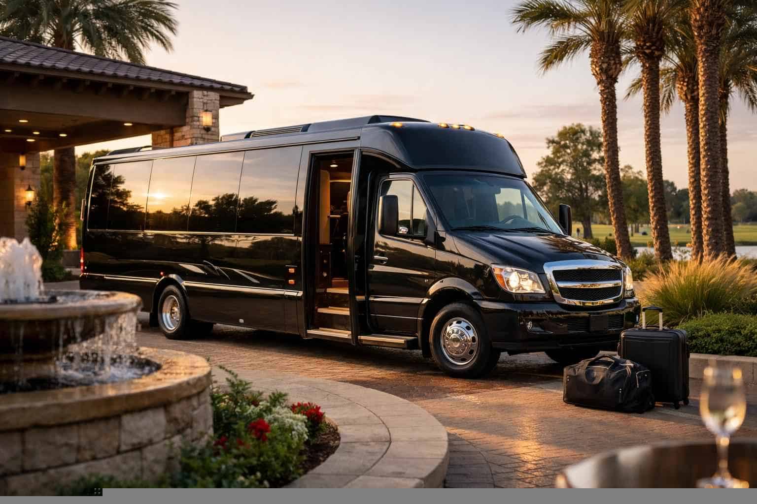 Best Shuttle Bus Rental in Cypress Texas