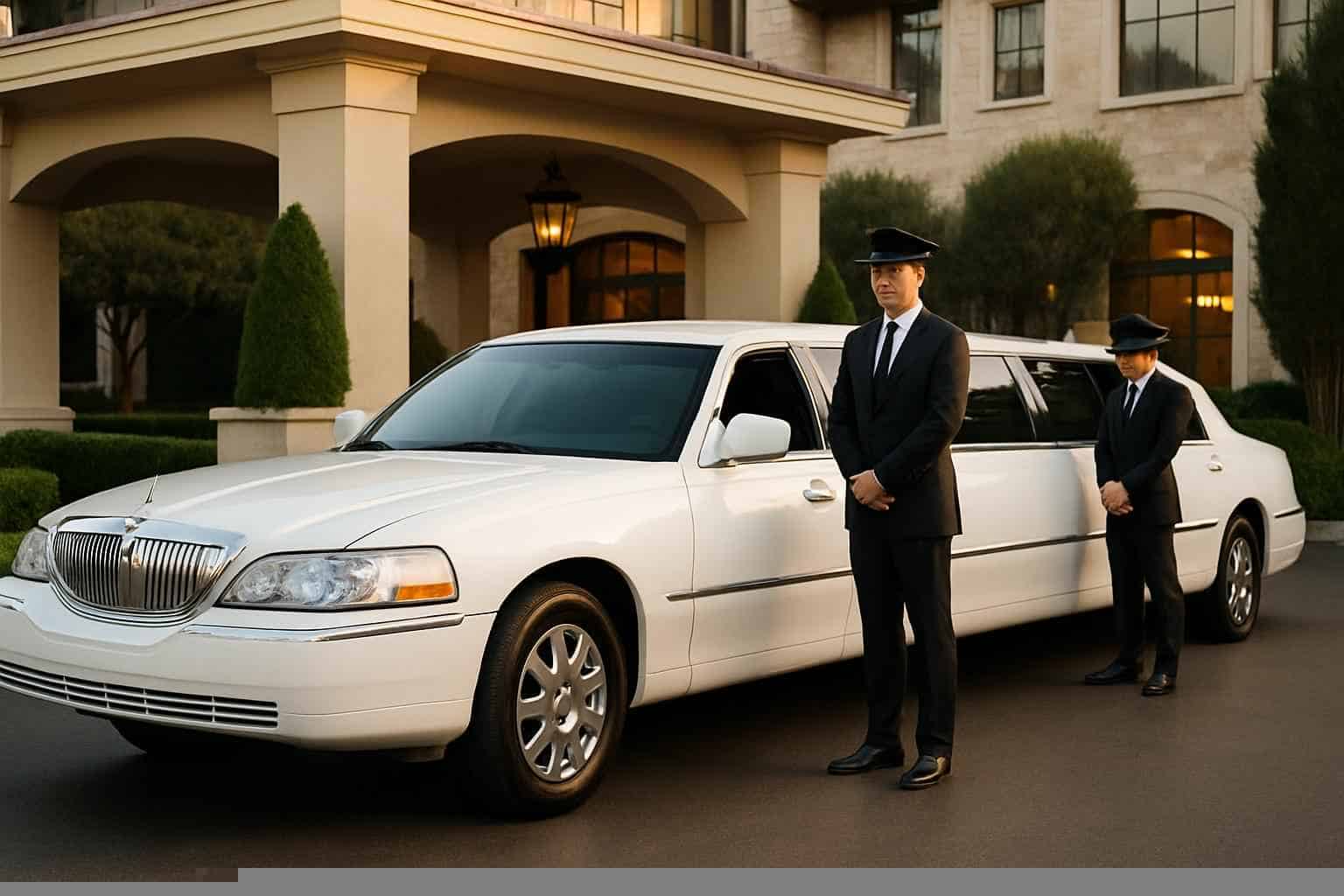 Best White Limo Rental in Conroe Texas