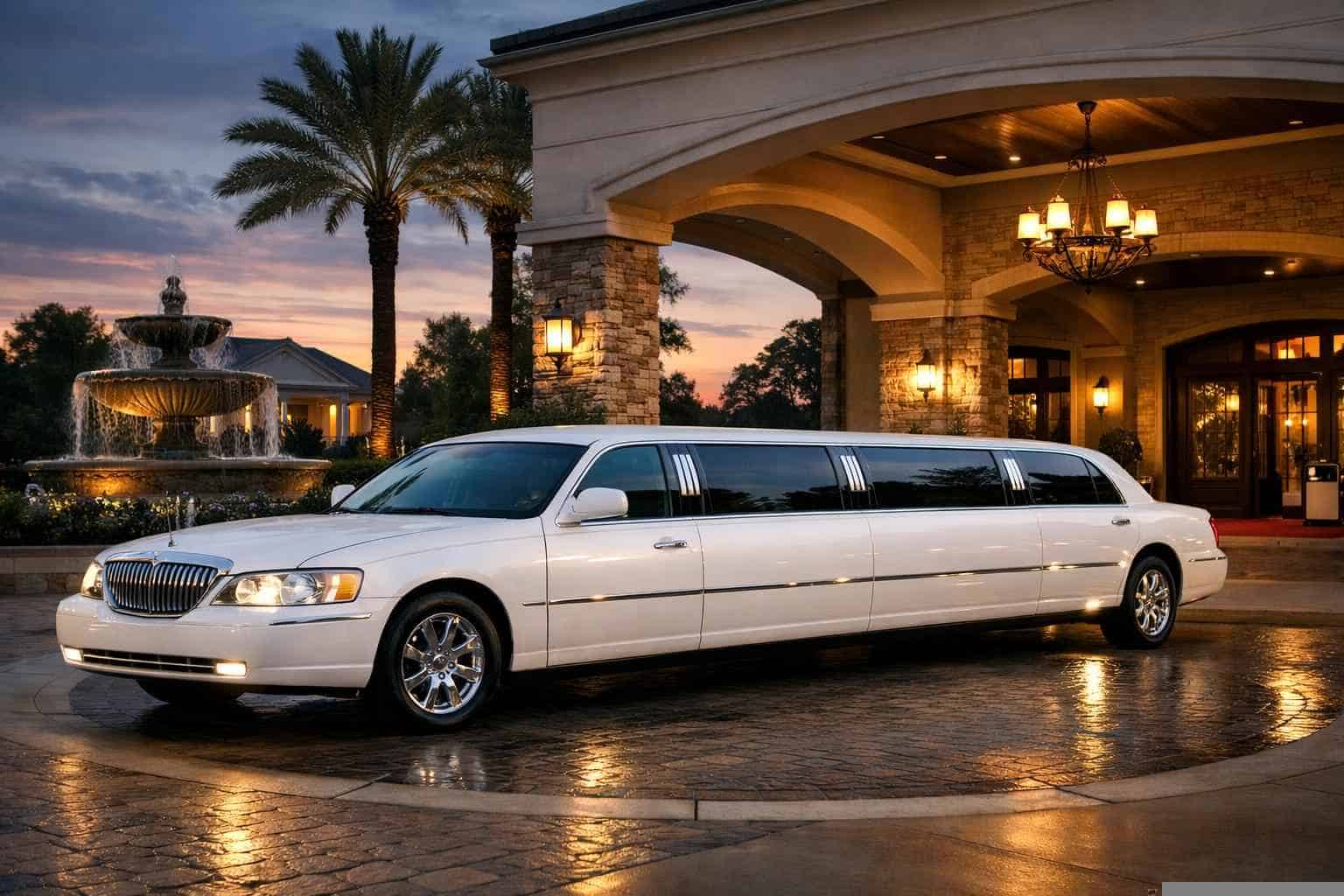 Best White Limo Rental in Humble Texas