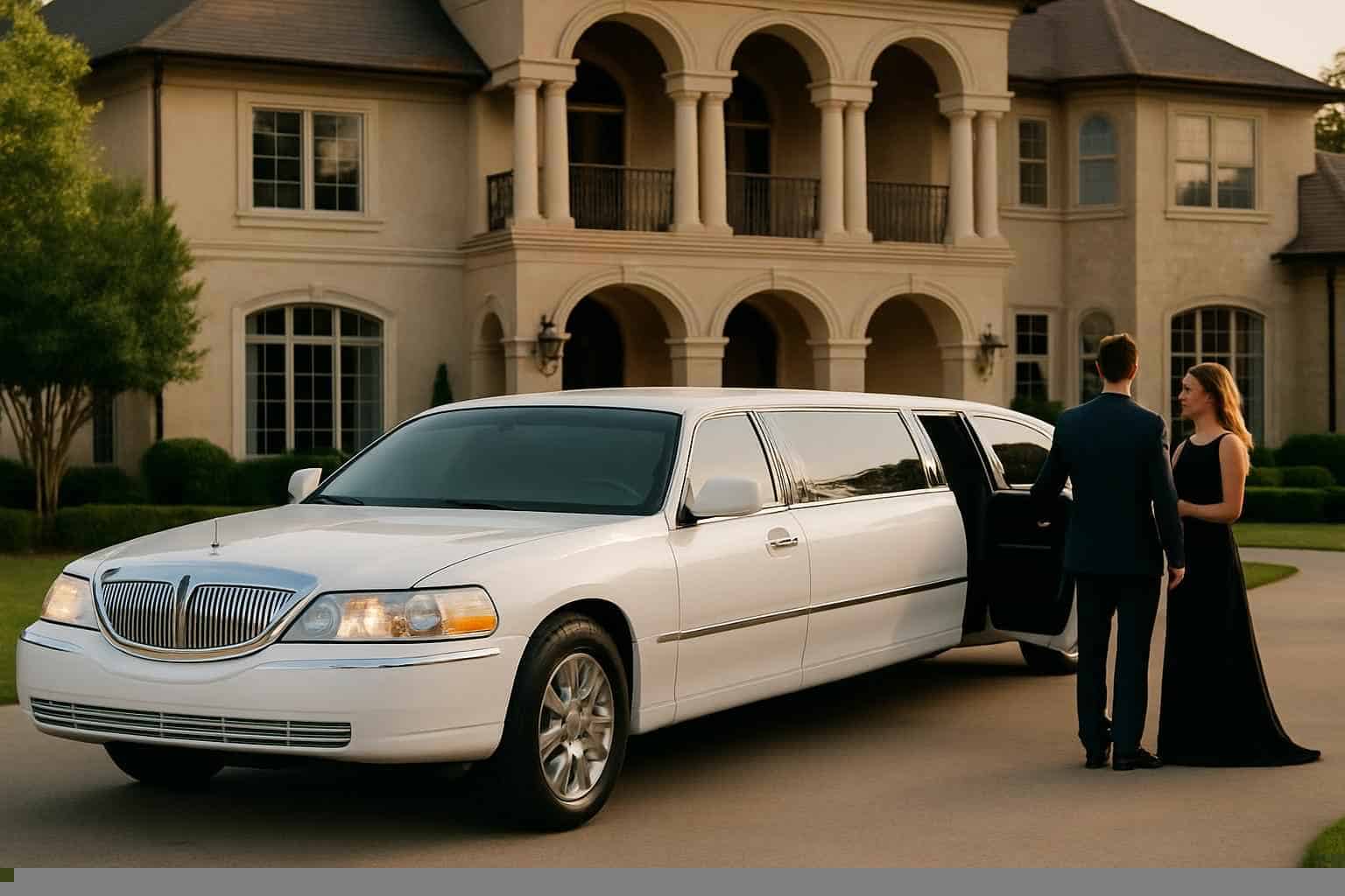 Best White Limo Rental in Katy Texas