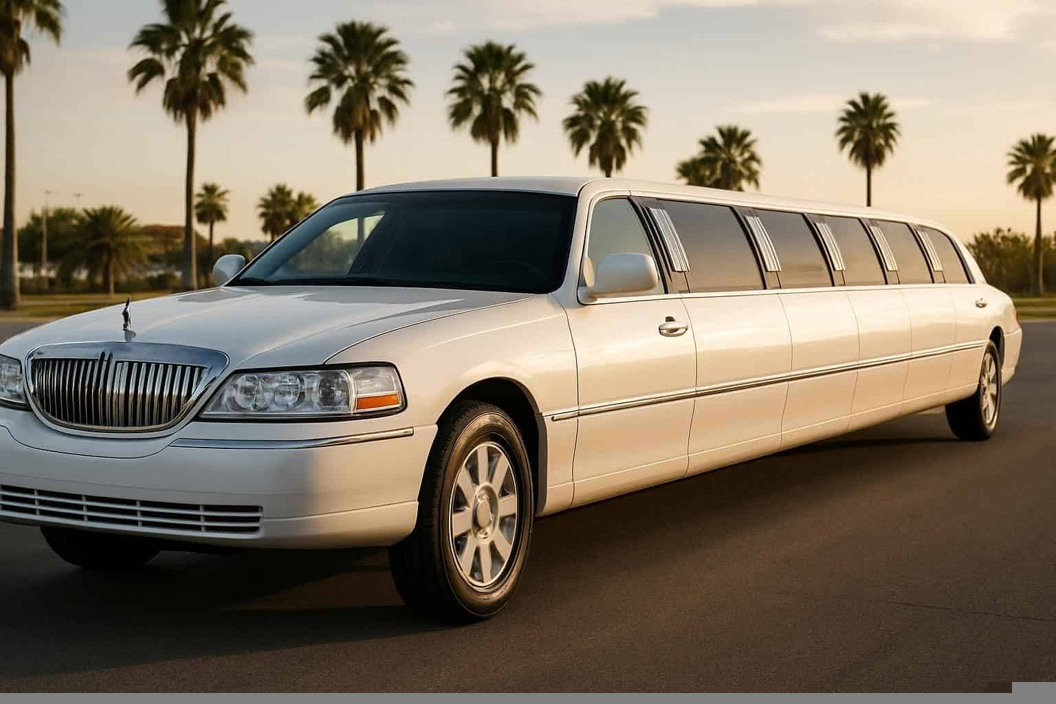 Best White Limo Rental in League City Texas