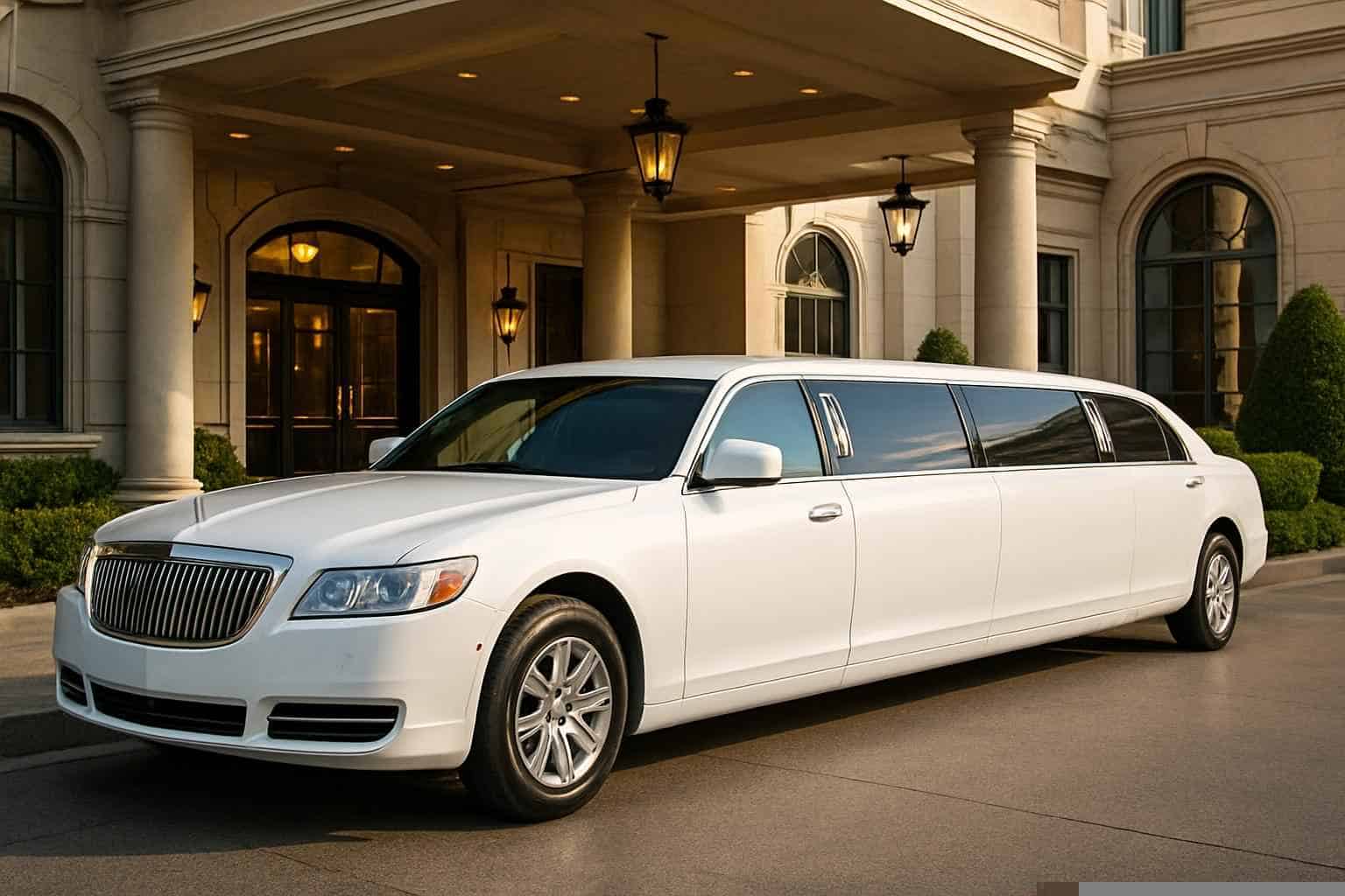 Best White Limo Rental in Sugar Land Texas