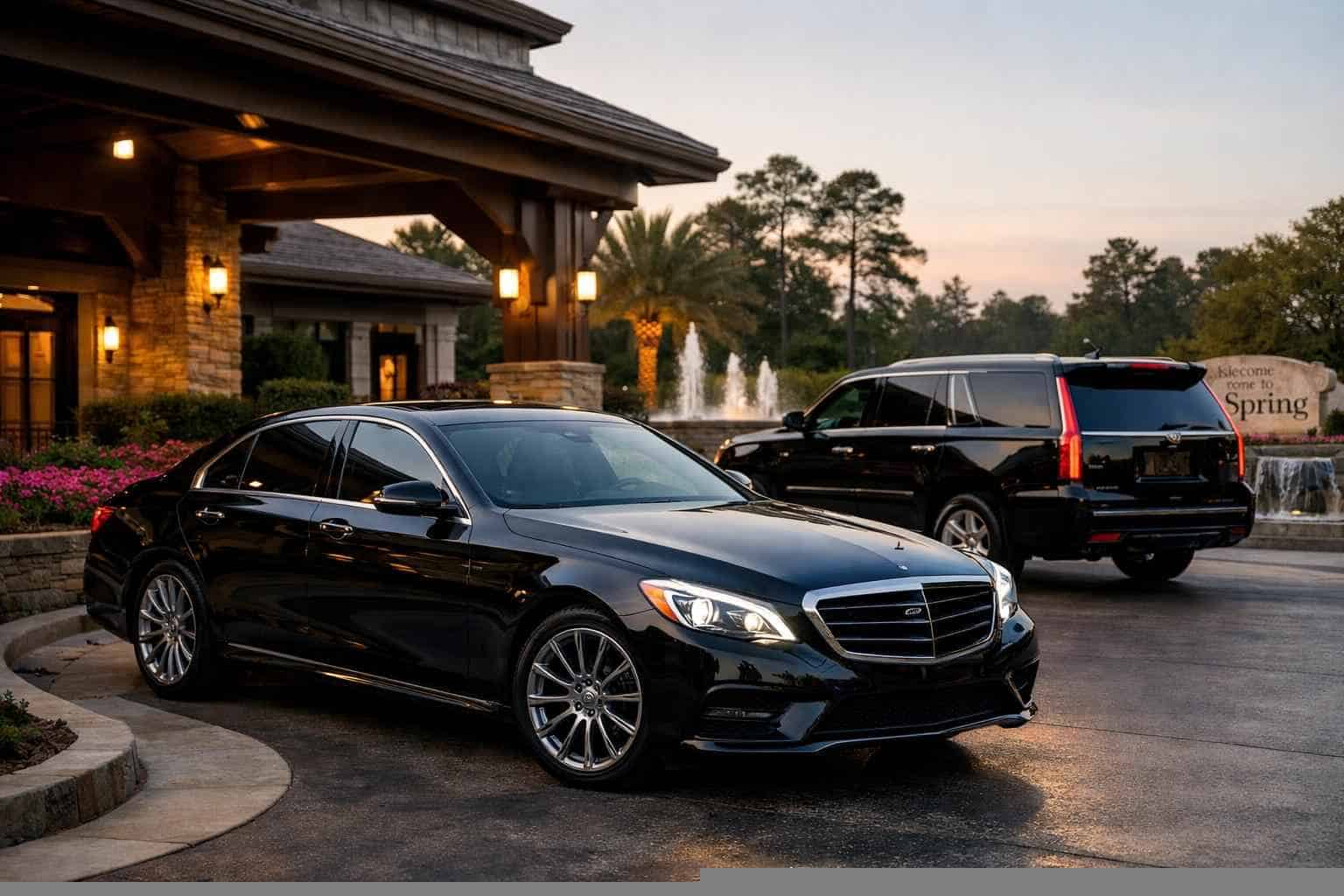 Black Car Service Near Me Spring TX