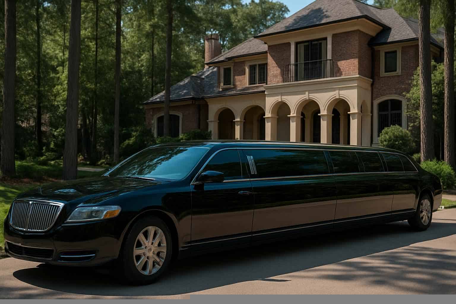 Black Limo Rental in The Woodlands Texas