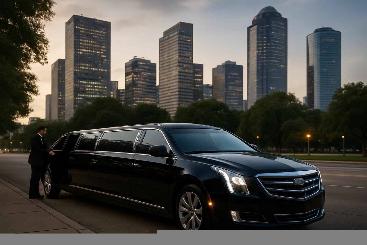 Black Limo Rental Near Me Houston TX