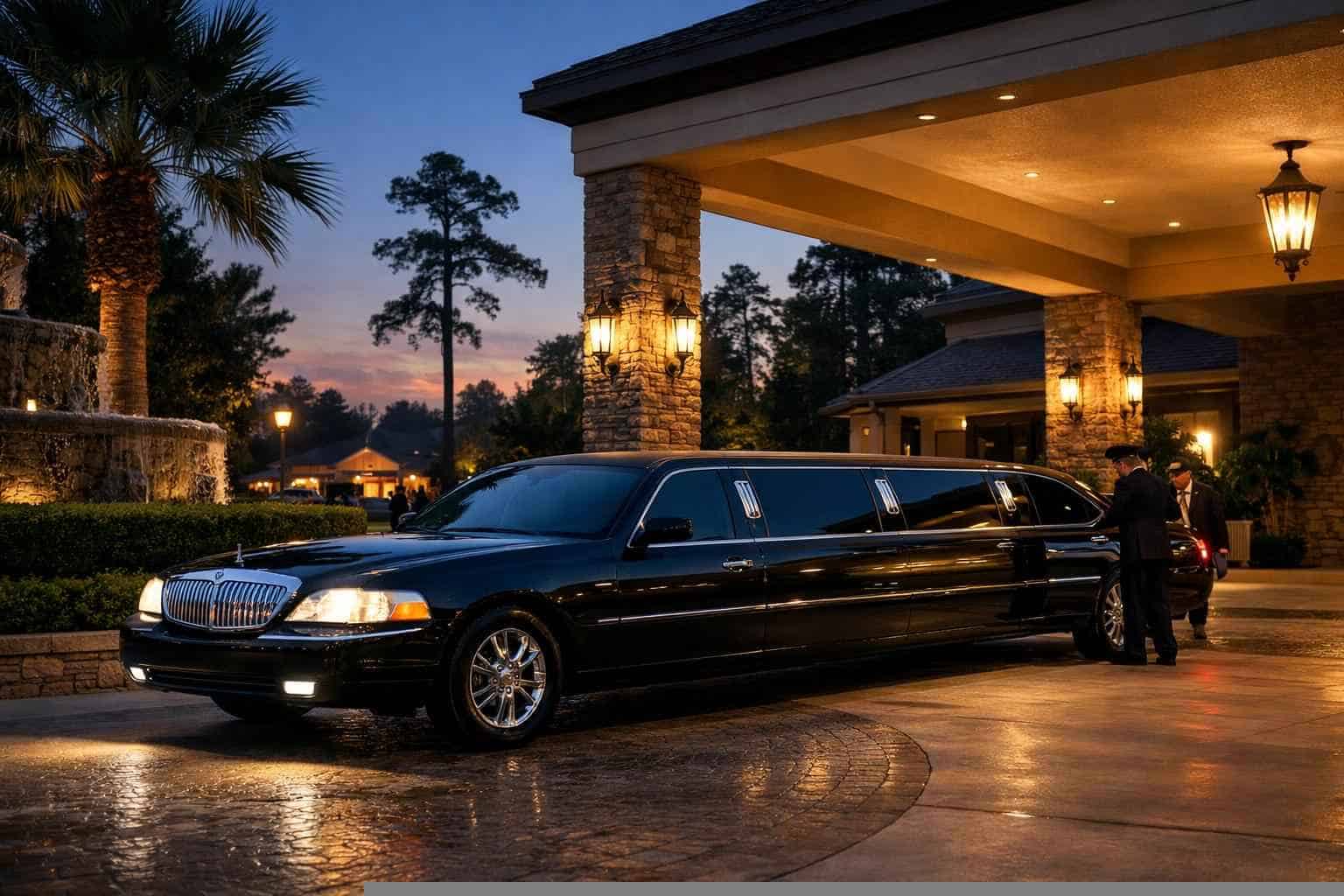 Black Limo Rental Near Me Humble TX