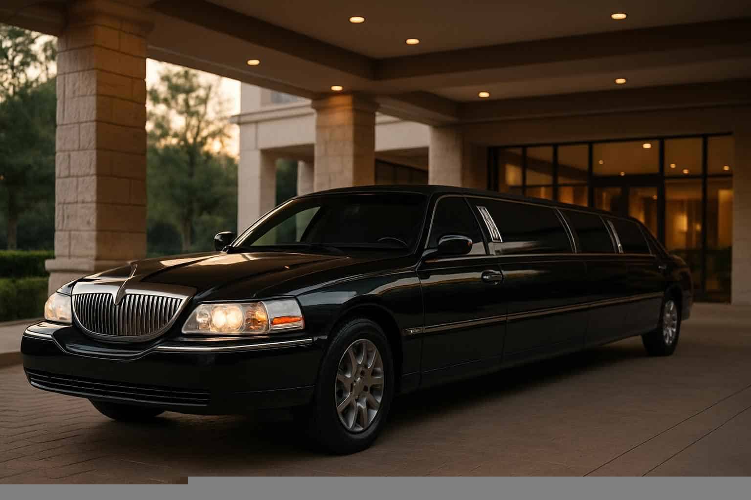 Black Limo Rental Prices in The Woodlands TX