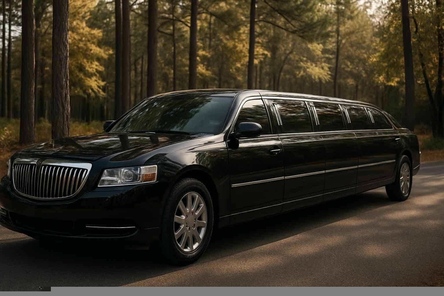 Black Limousines in The Woodlands Texas