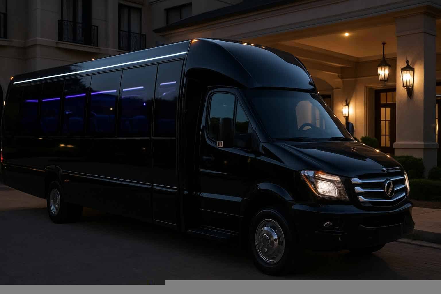 Black Party Bus Rental Missouri City TX