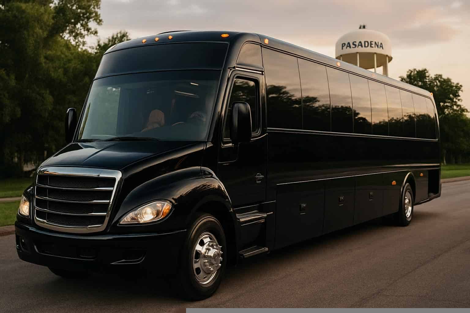 Black Party Bus Rental Near Me Pasadena TX