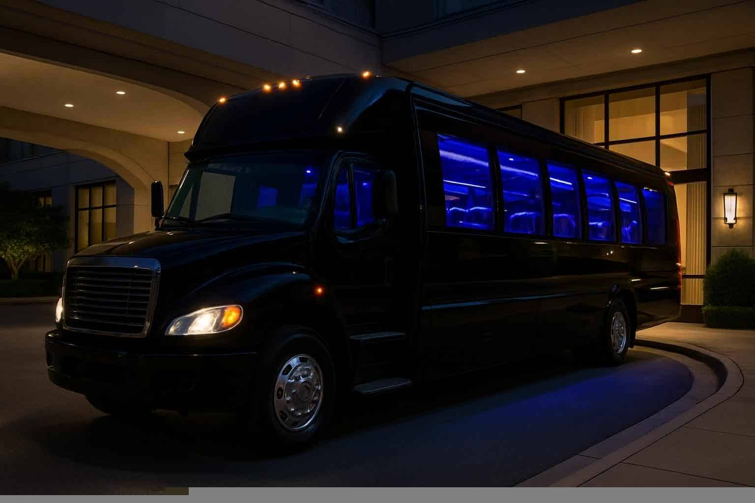Black Party Bus Service League City TX