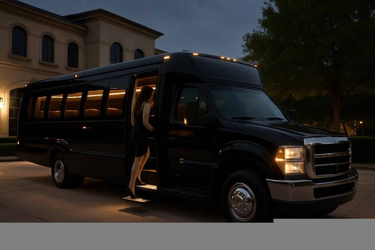 Black Party Bus Service Pearland TX