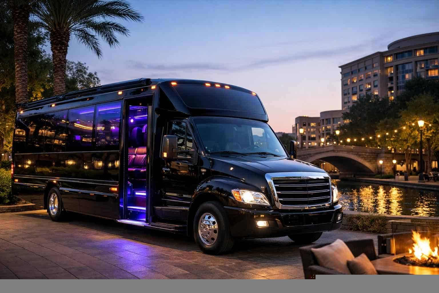 Black Party Bus Service Spring TX