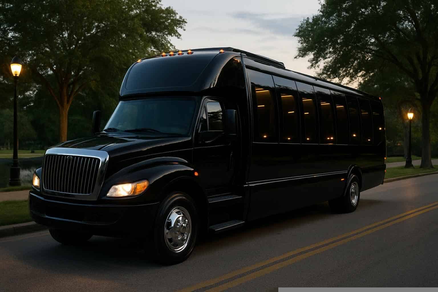 Black Party Buses in Conroe Texas