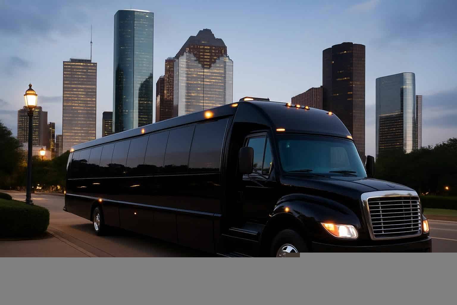 Black Party Buses in Houston Texas