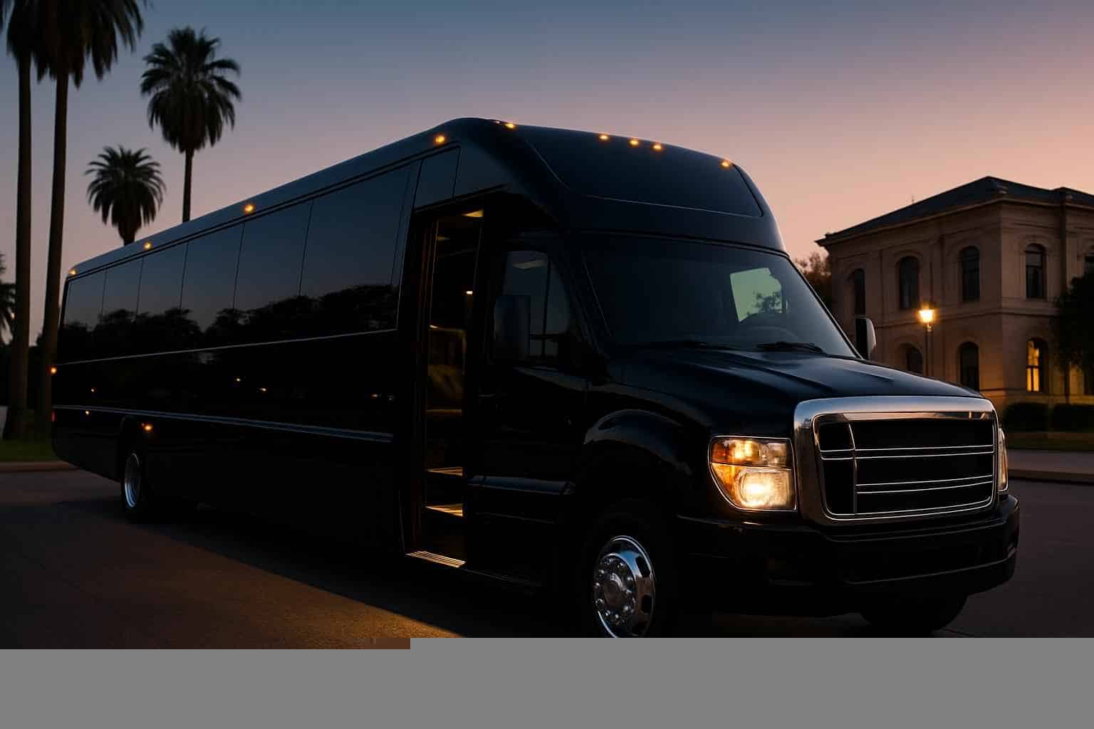 Black Party Buses in Pasadena Texas