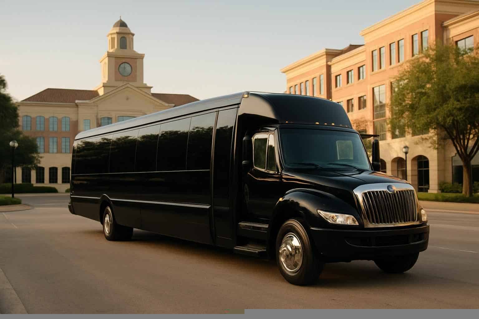 Black Party Buses in Sugar Land Texas