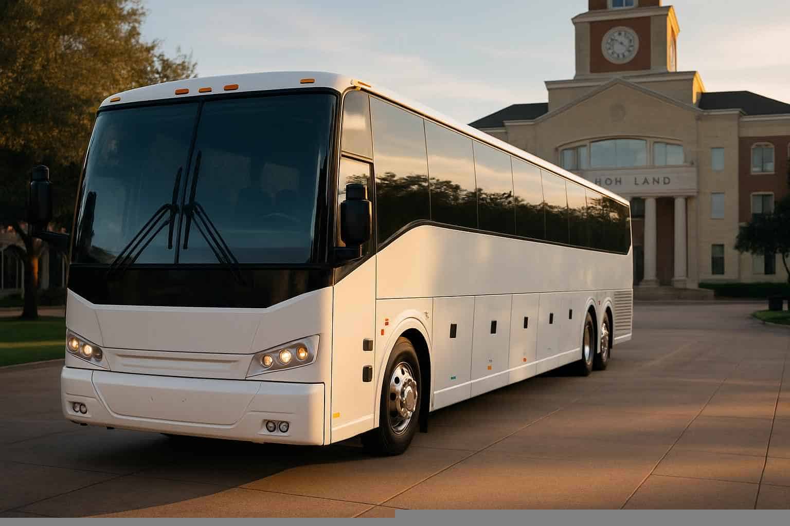 Bus Rental in Sugar Land Texas