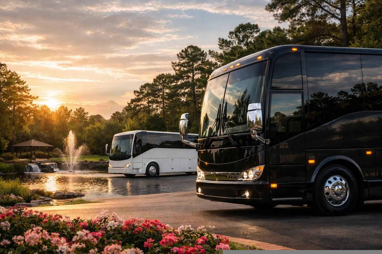 Buses in Spring Texas