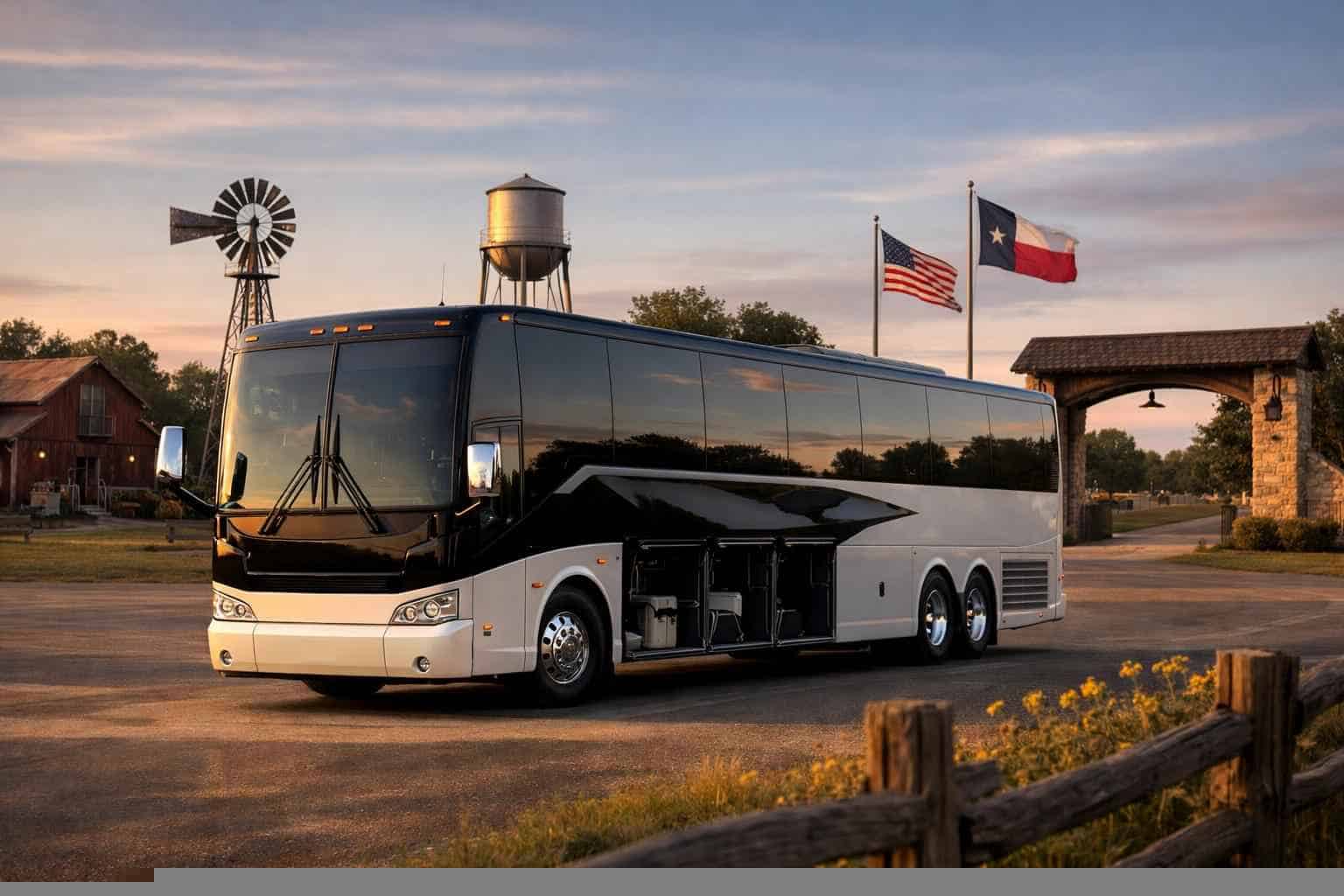 Charter Bus Rental in Tomball Texas